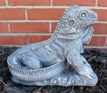 Iguana Cement Figure