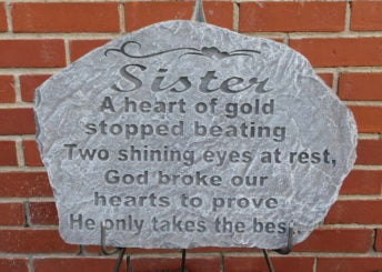 Sister Memorial Plaque