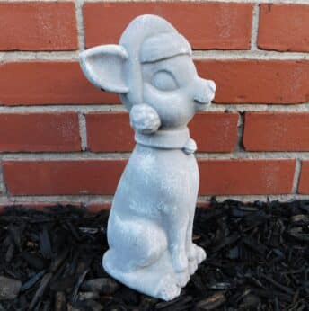 Rudolph Cement Figure 11"