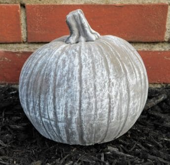 Cement Pumpkin Small