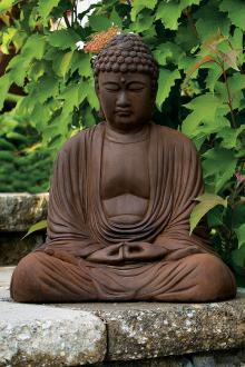 Buddha 17" Cement Figure