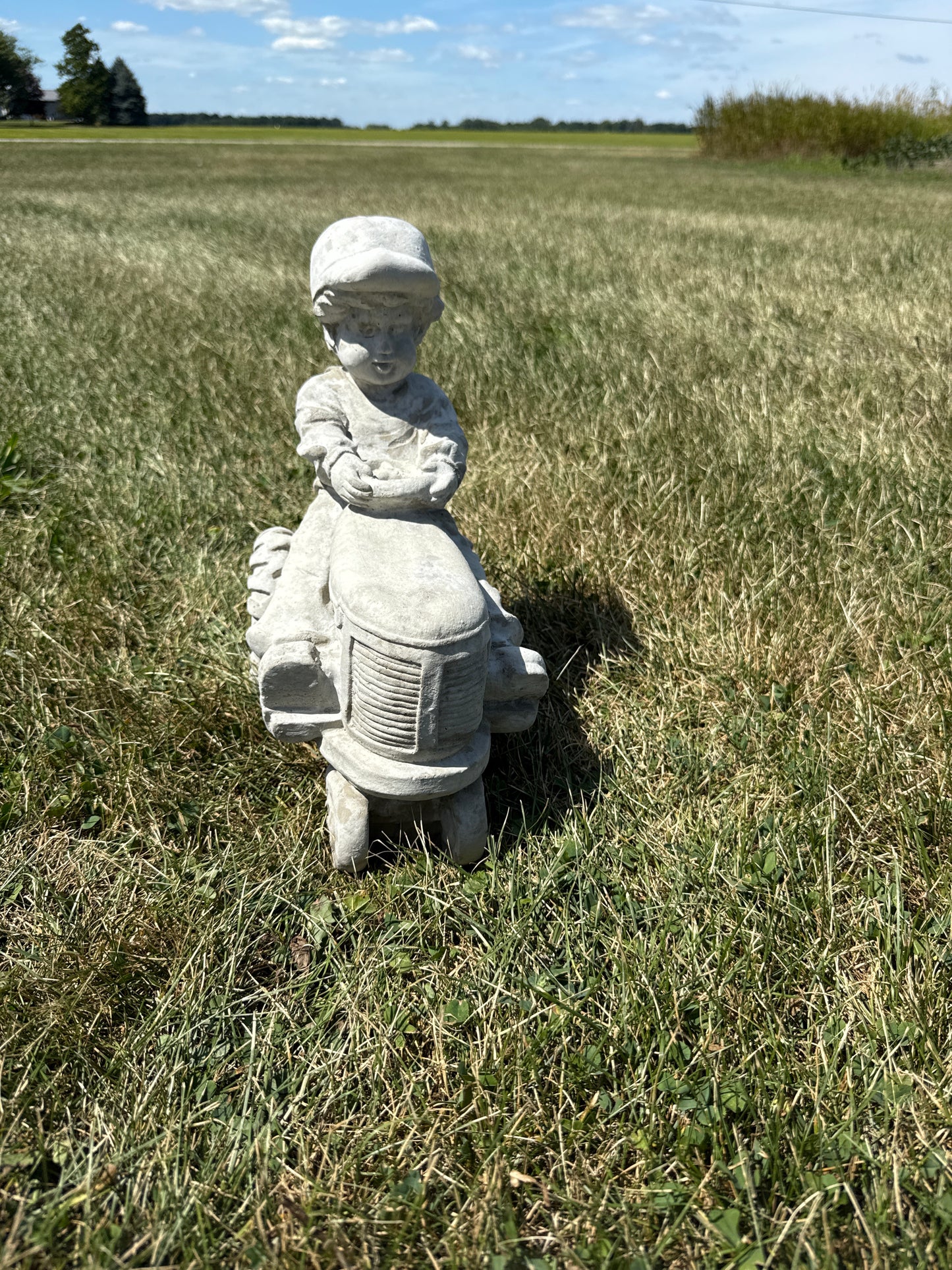 Kid - Young Child on a Tractor