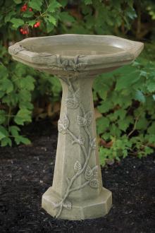 Lg Vine Bird Bath