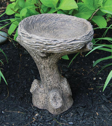 Petite One Piece Nest Birdbath