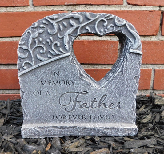 Hole In Heart - Father Cement Plaque